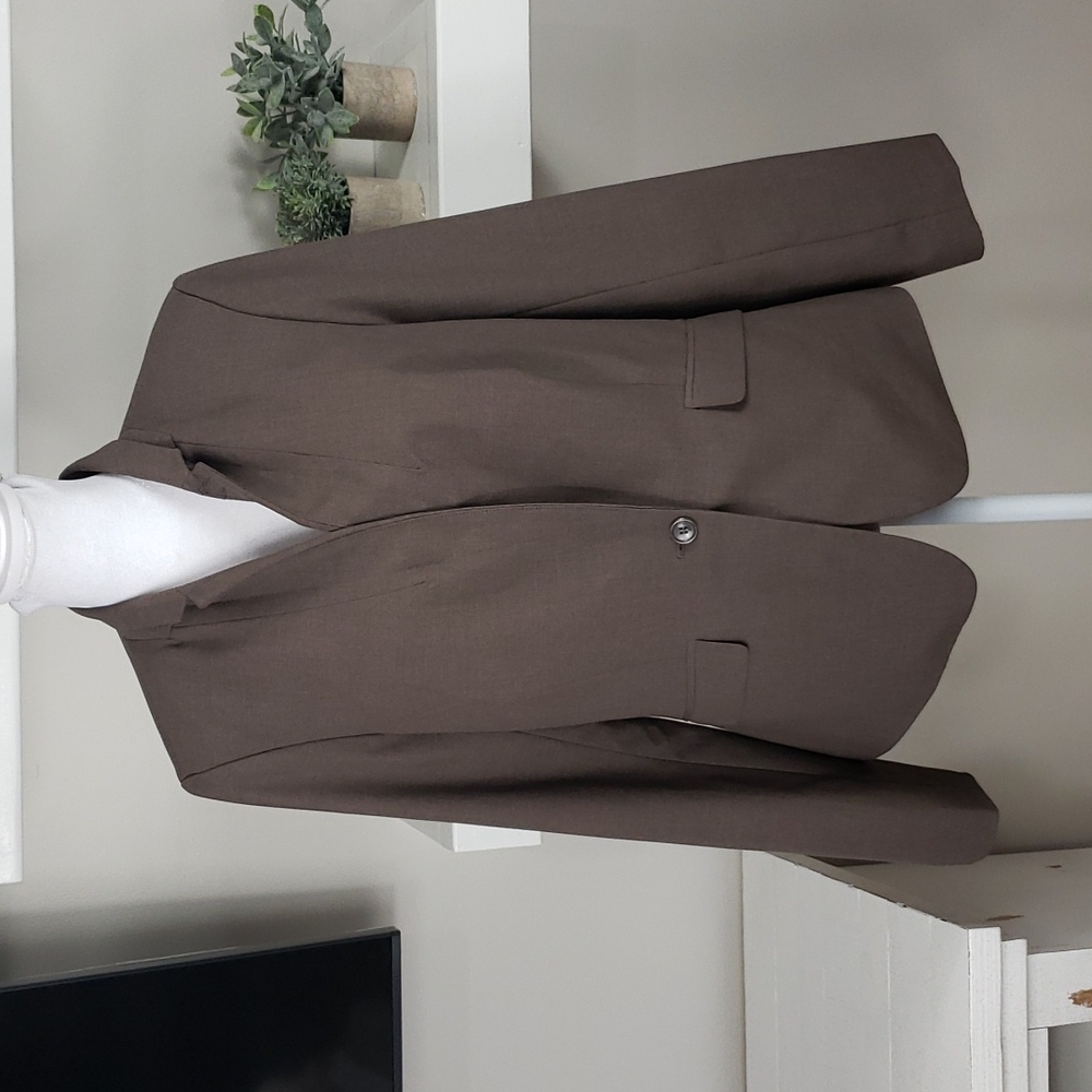 The Limited Long Sleeve Blazer One Button Front Closure